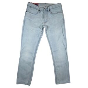 Acne Studios Bla Konst Light Wash Straight Leg Denim Jeans Blue Women Size 29x26